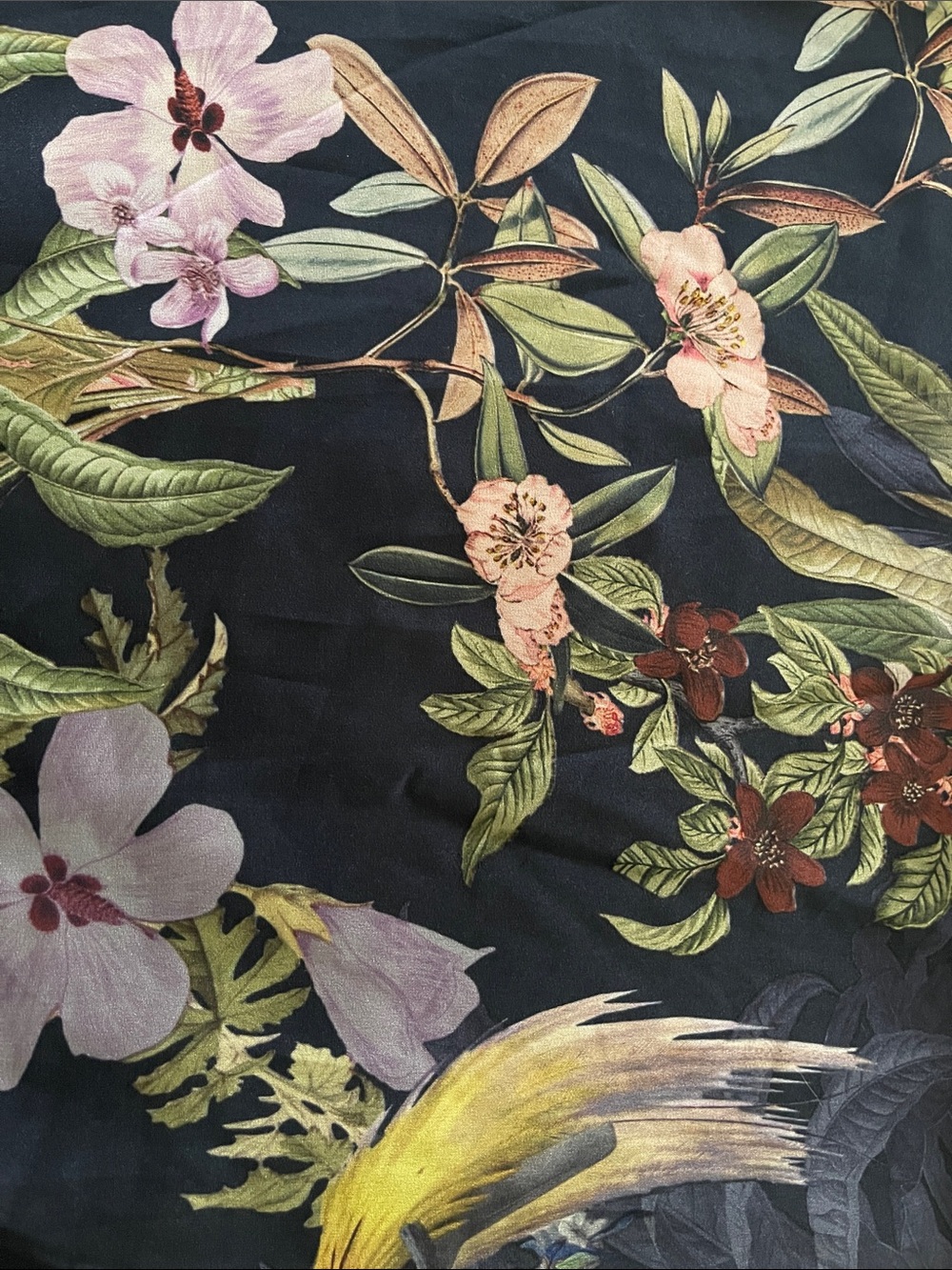 H&M Wide-Leg Pants with Tropical Floral Print - Picture 2 of 3